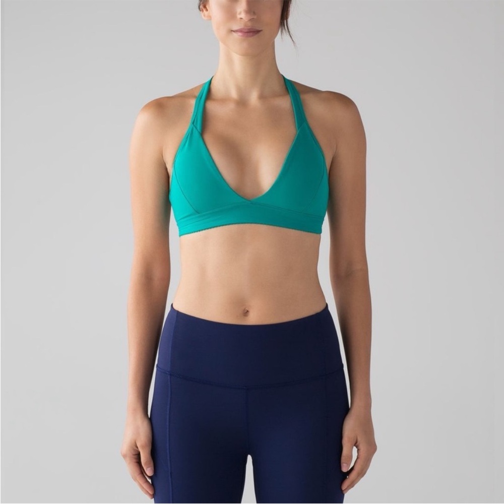 Lululemon Athletica Teal Racerback Bra Size 6